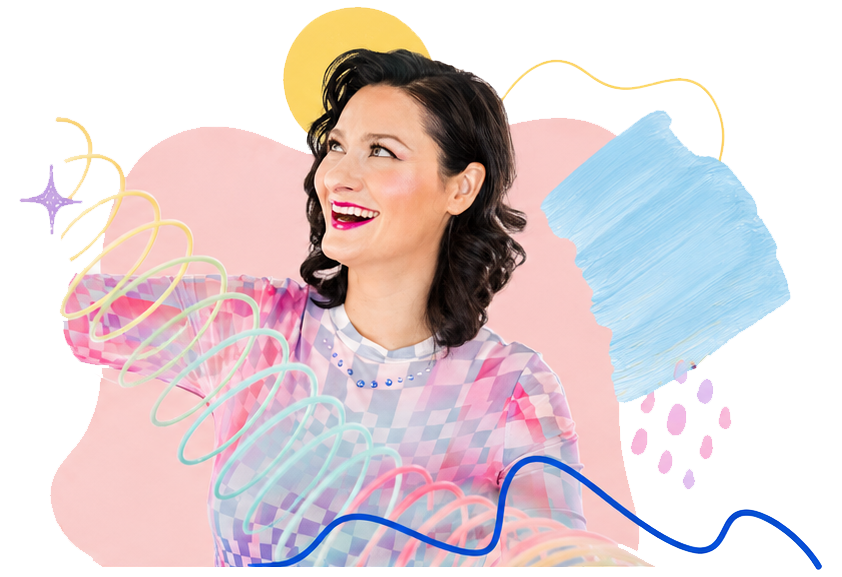 Adriana Soleim colorful creative direction hero artwork